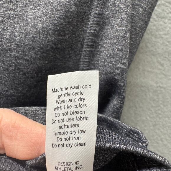 Athleta Tank Top Womens Small Switchback Racerback Activewear Heather Gray - Picture 6 of 8